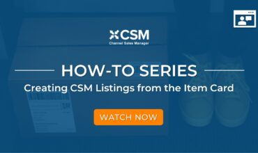 Creating CSM Listings from the Item Card