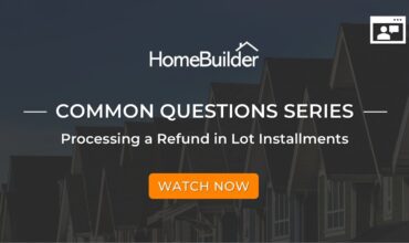 Processing a Refund in Lot Installments