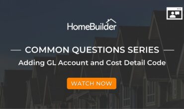 Adding GL Accounts and Cost Detail Codes
